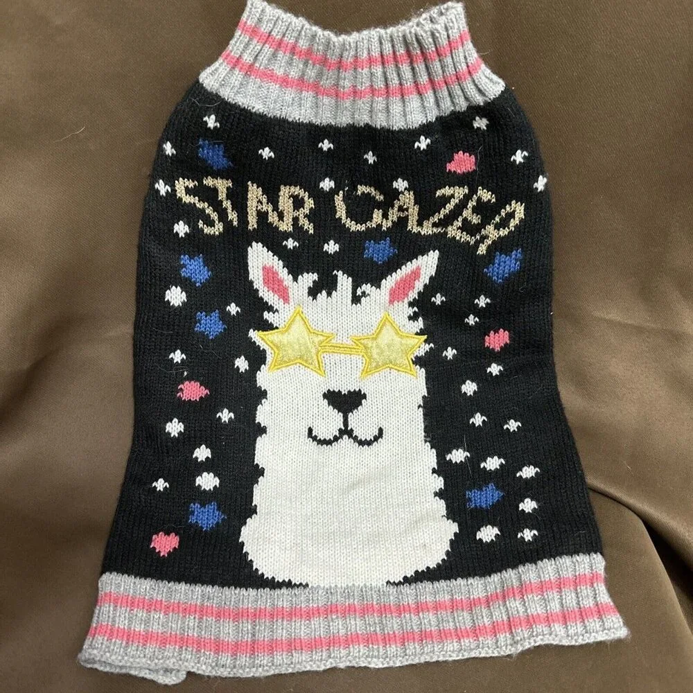 Vibrant Life Dog Sweater Size S Star Gazer Glam‎